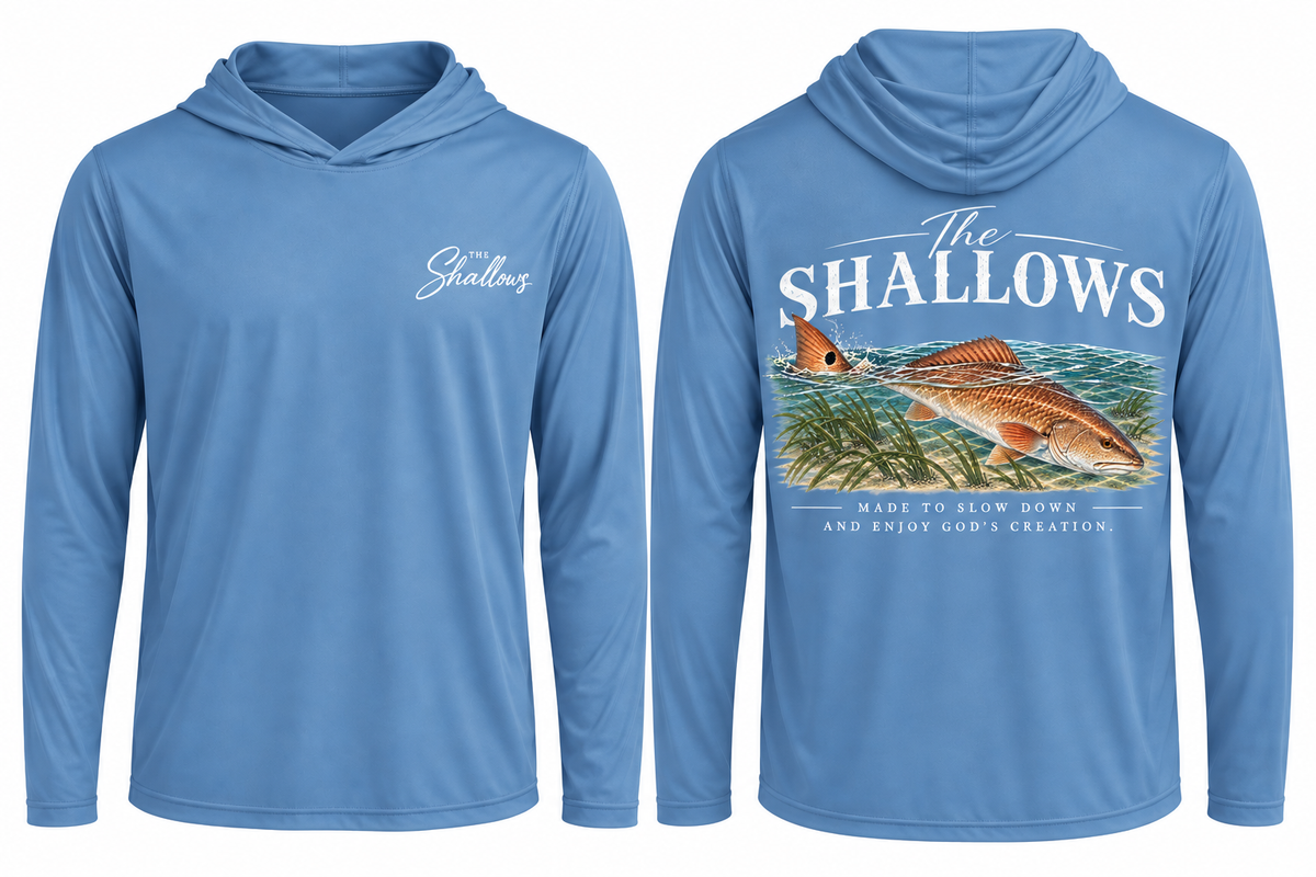 Inshore Redfish Dryfit Longsleeve Hoodie
