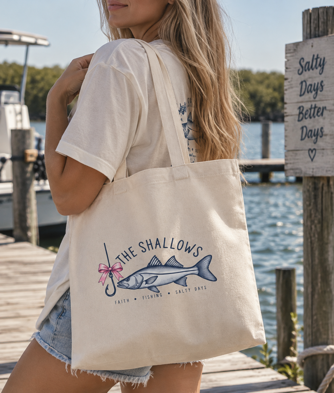 Snook Tote Bags