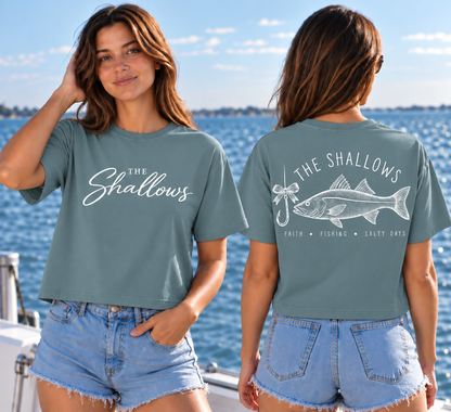 Women’s Bow Snook Crop Tee