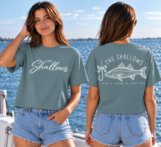 Women’s Bow Snook Crop Tee